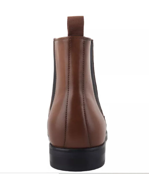 Pure brown leather shoe