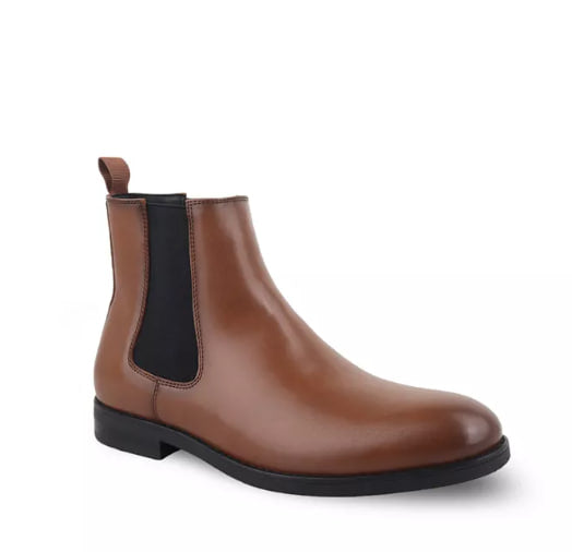 Pure brown leather shoe